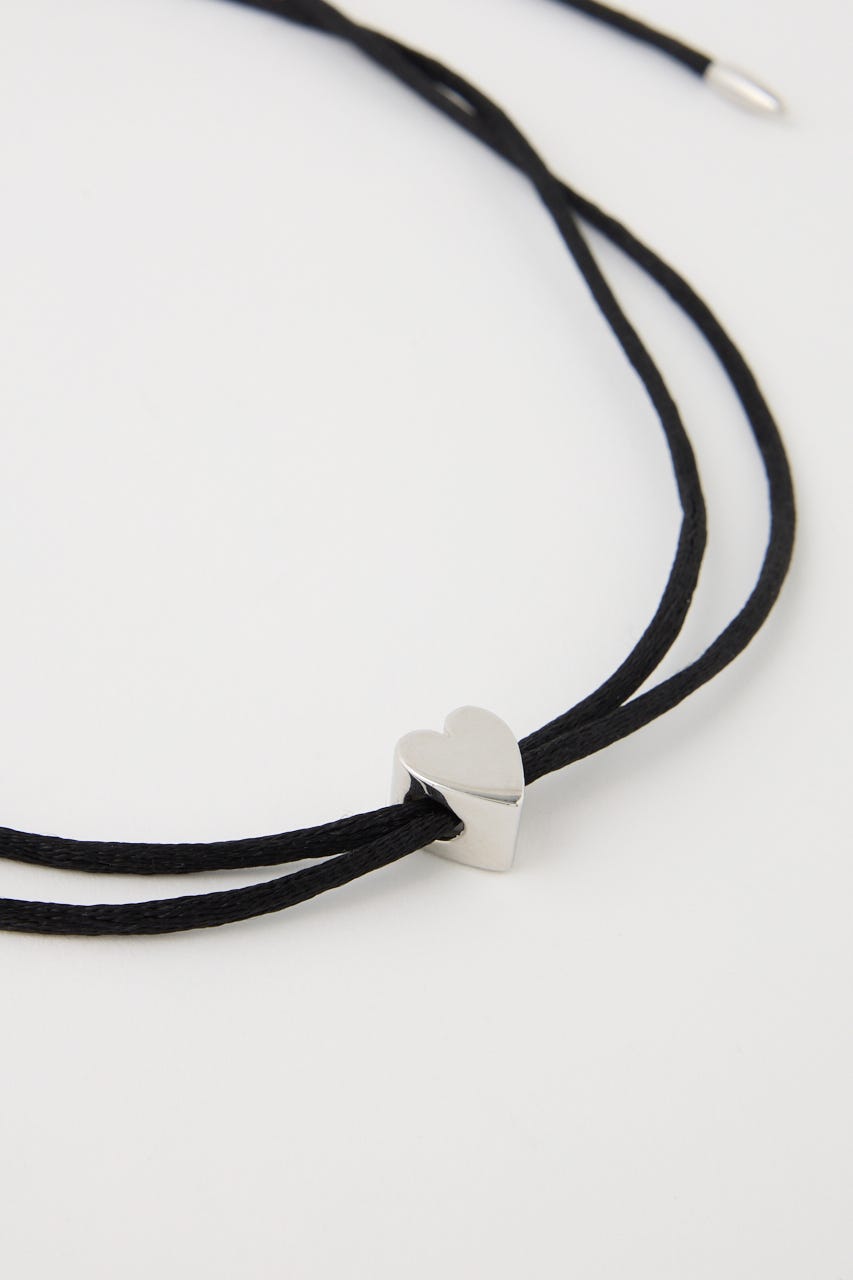 HEART CHARM チョーカー BLK FREE