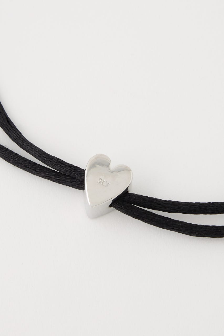 HEART CHARM チョーカー BLK FREE