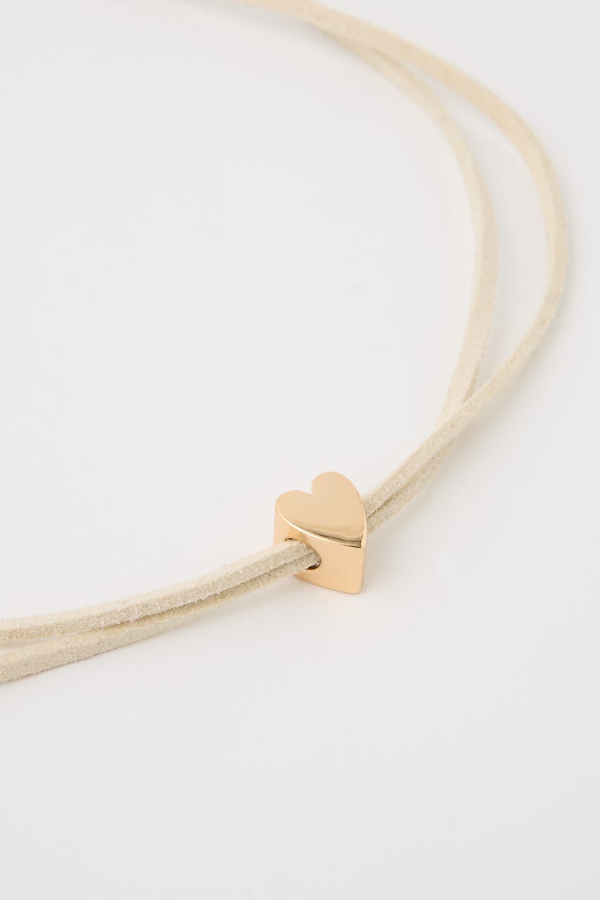 HEART CHARM チョーカー WHT FREE