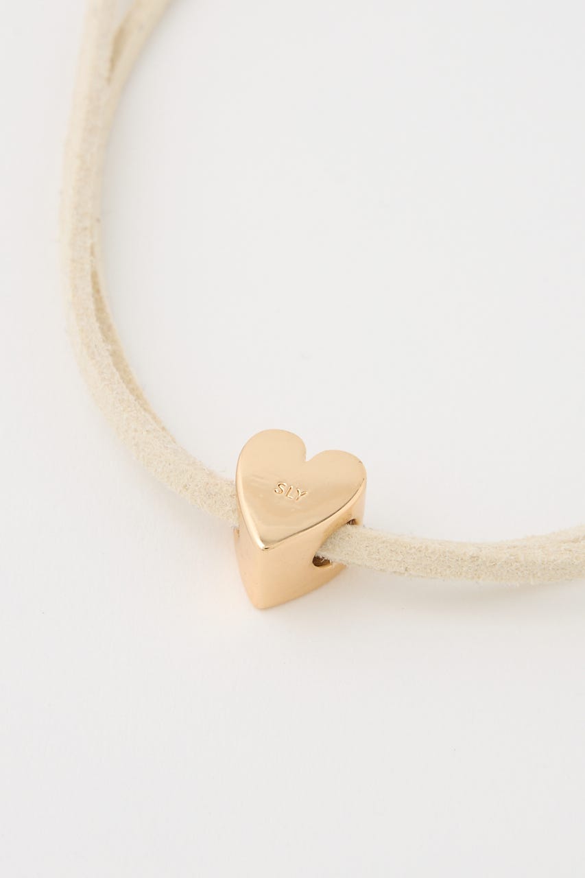 HEART CHARM チョーカー WHT FREE
