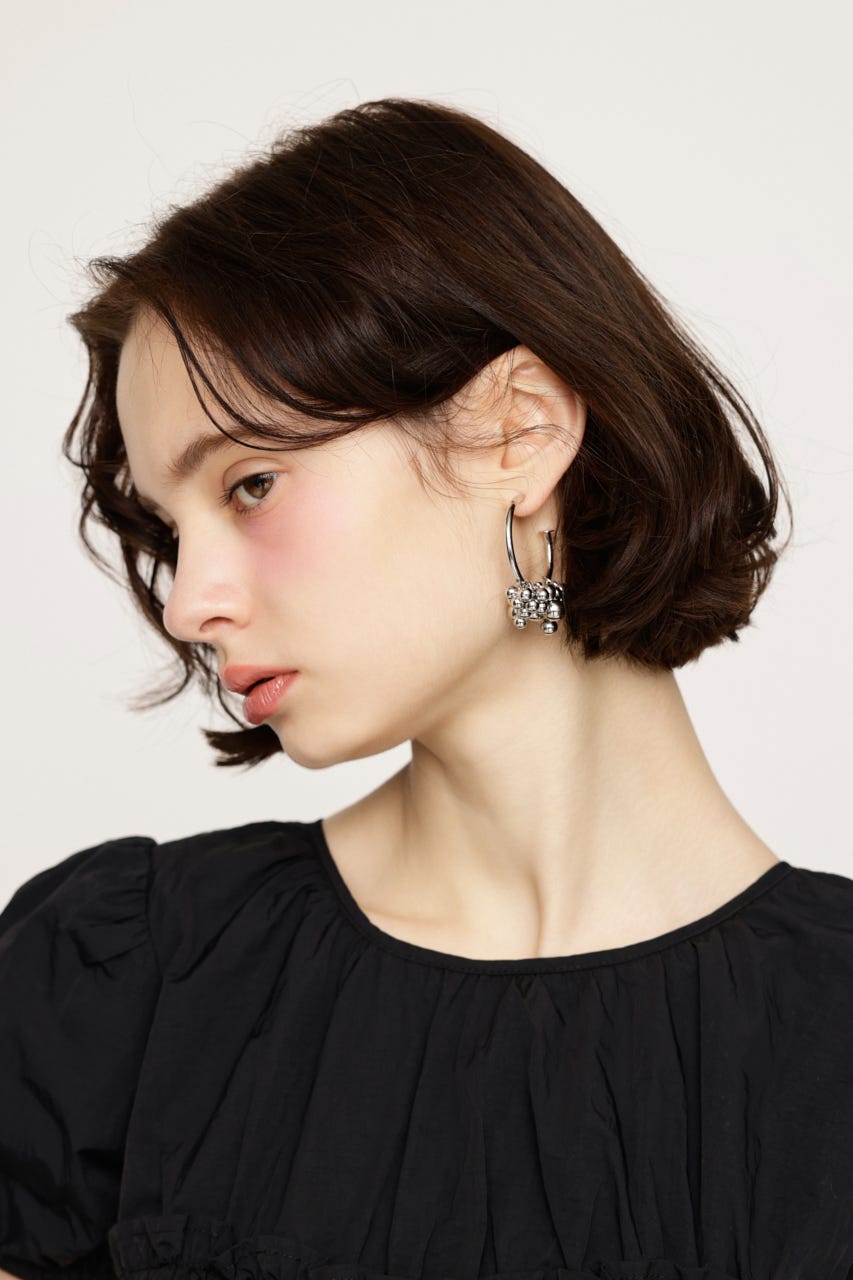 METALBEADS HOOP ピアス SLV FREE