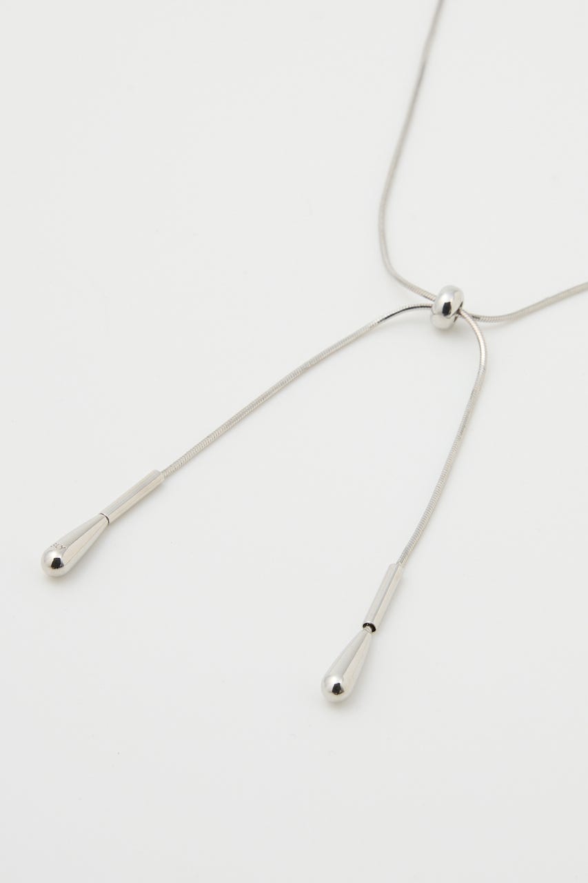 TEAR DROP SNAKE CHAIN ネックレス SLV FREE