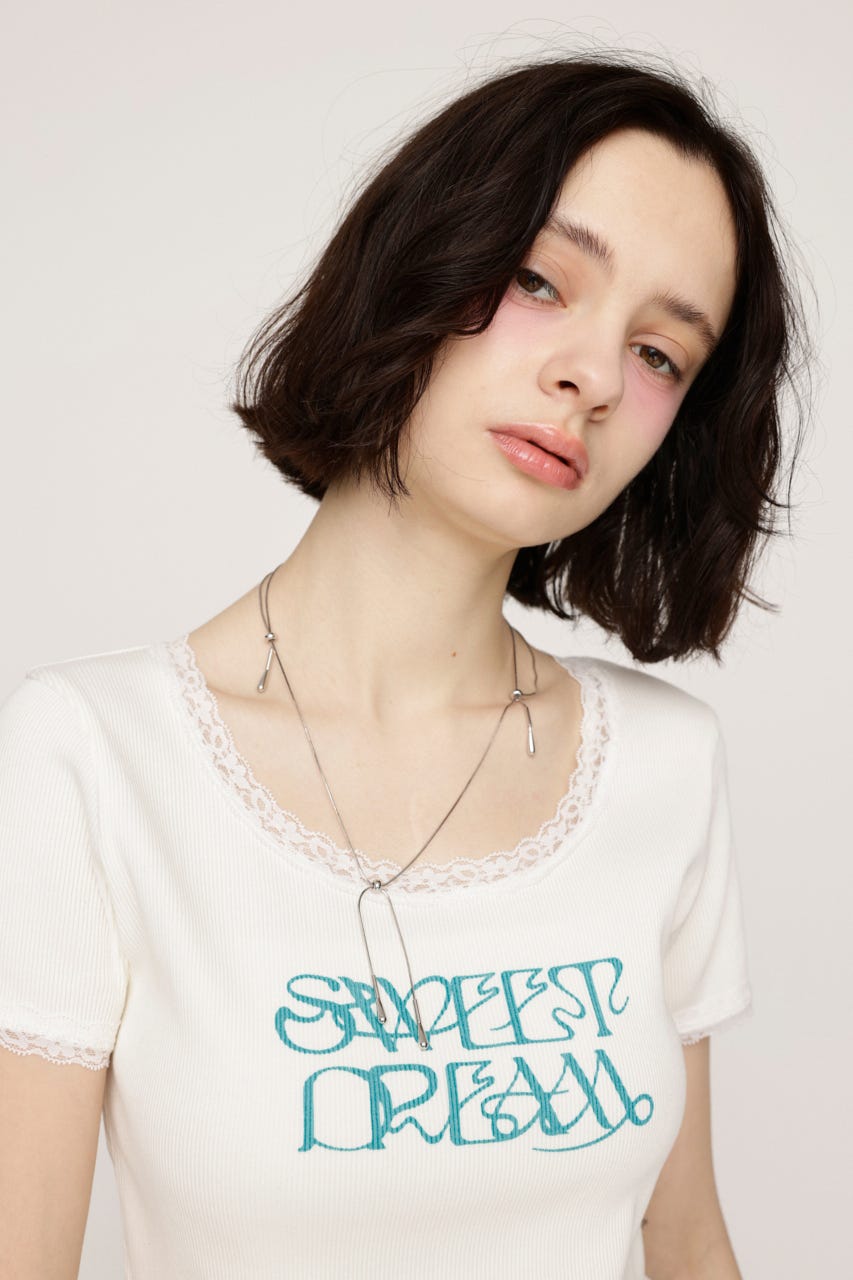 TEAR DROP SNAKE CHAIN ネックレス SLV FREE