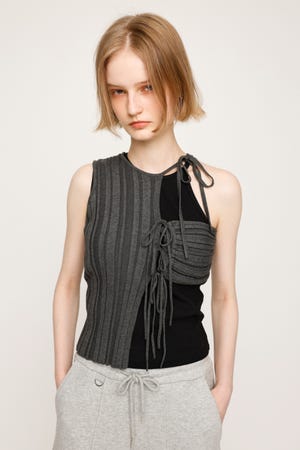 スライ SLY ASYMMETRY HG TOPS （アイボリー） -ファッション