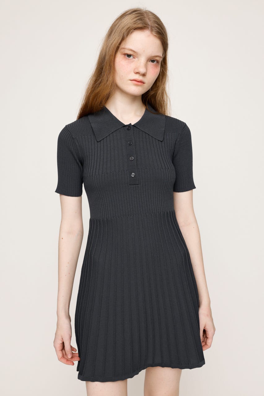 半額満載！スーパーSALE グランドセール！ SLY | (ワンピース(ミニ ショートワンピース HG PLEATS COLLARED ワンピース