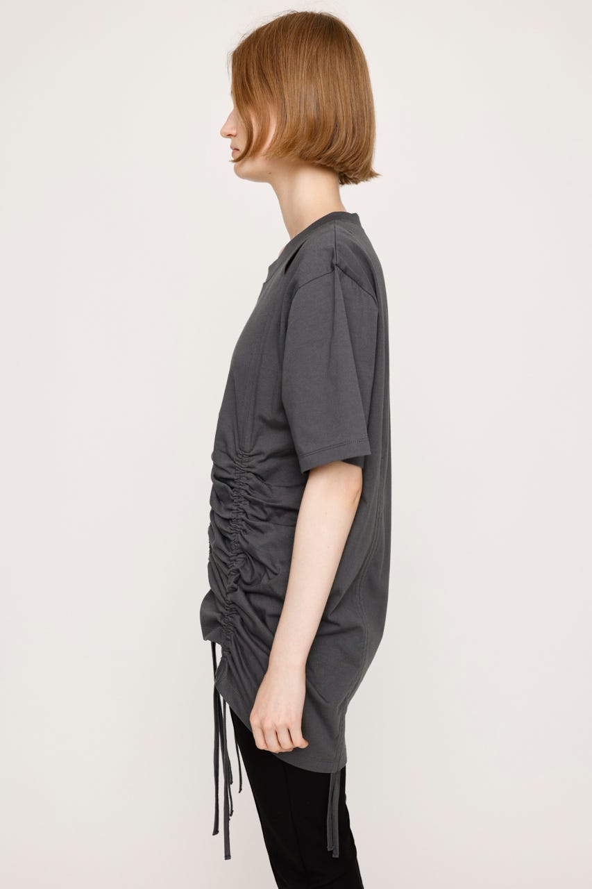 Tシャツ・カットソー RONRON FRILL SHIRRING SLEEVE T SHIRT 5BNY805 RONRON FRILL SHIRRING SHORT SLEEVE T SHIRT WHITE – SeoulSeoul