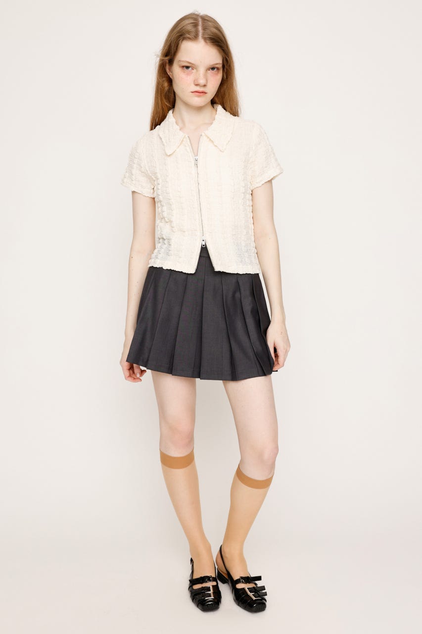 トップス iyu SLY | SHAGGY MIX ZIP UP KNIT トップス (ニット ) |SHEL'TTER