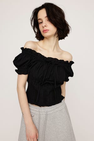 COTTON LACE トップス
