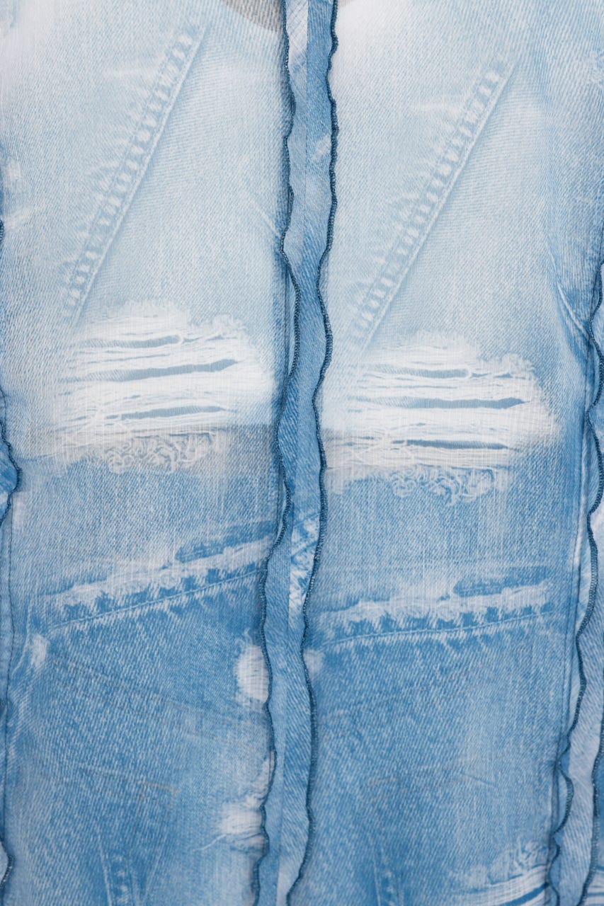 SLY | CUTOUT SHEER RIBBON シャツ (シャツ・ブラウス ) |SHEL