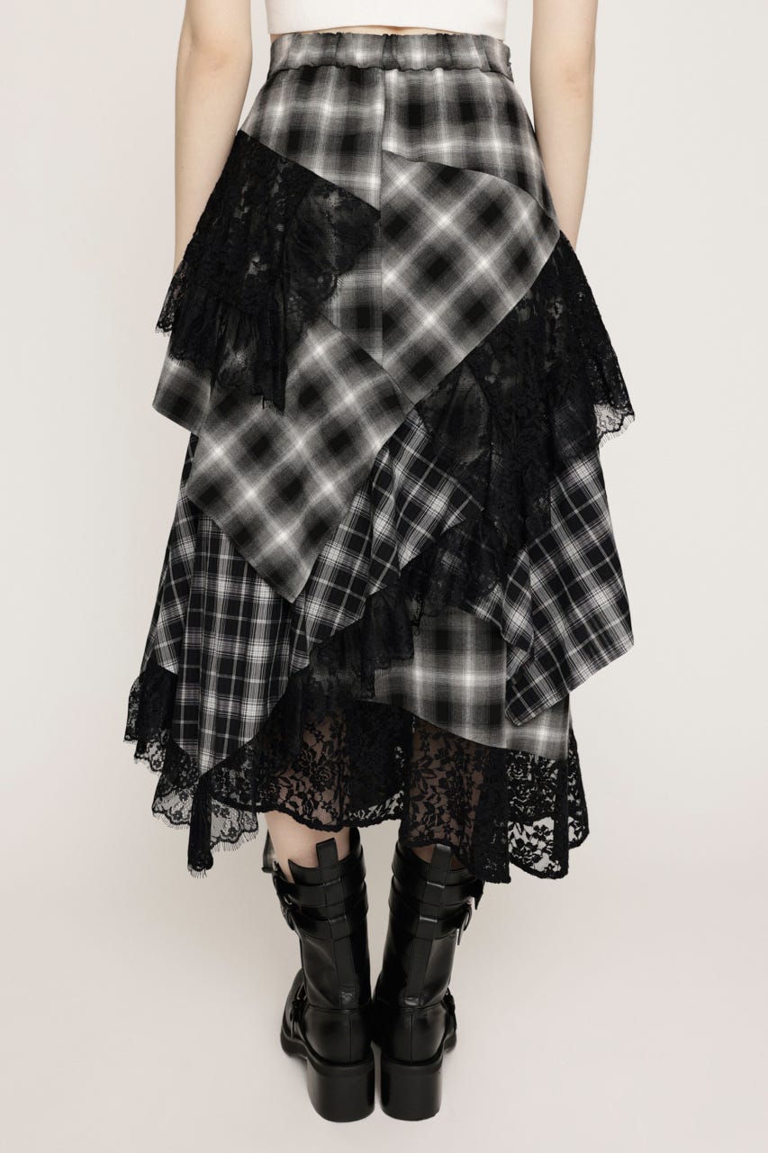 SLY | REMAKE LIKE LACE CHECK スカート (スカート(ロング) ) |SHEL