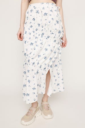 SUCKER SHIRRING スカート