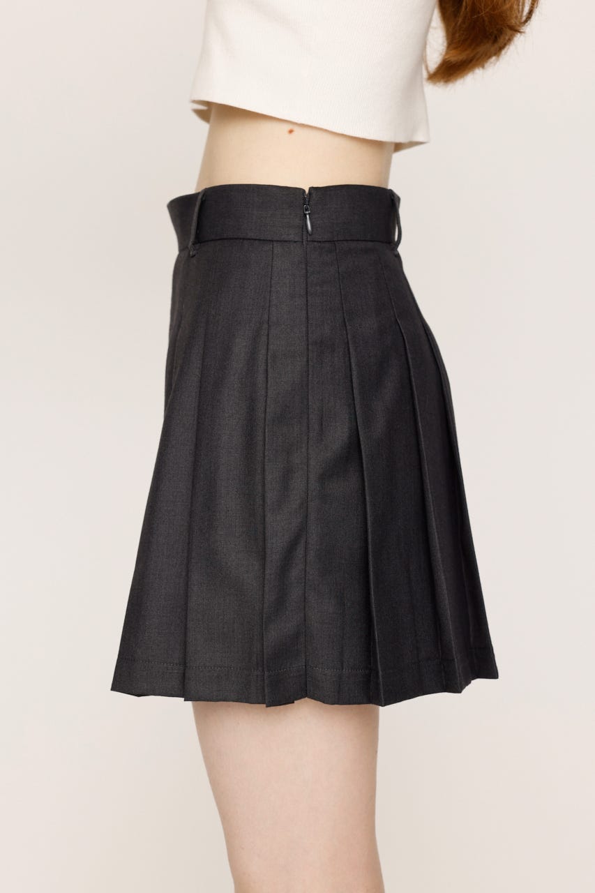 【Cider】蝶結び プリーツ ミニ スコート Pleated Skirt - Cider