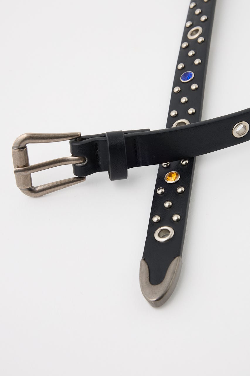 STUDS BIJOU TINY ベルト BLK FREE