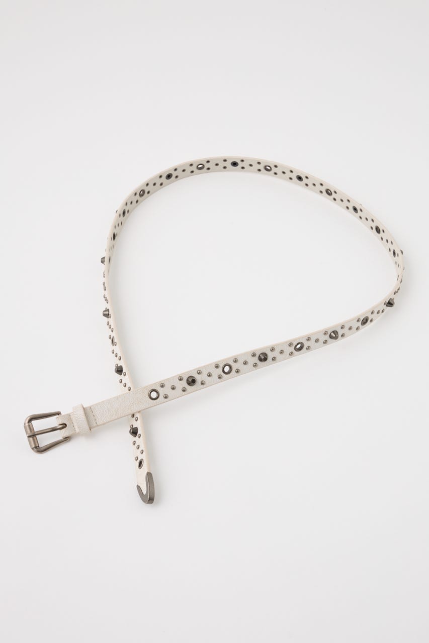 STUDS BIJOU TINY ベルト WHT FREE