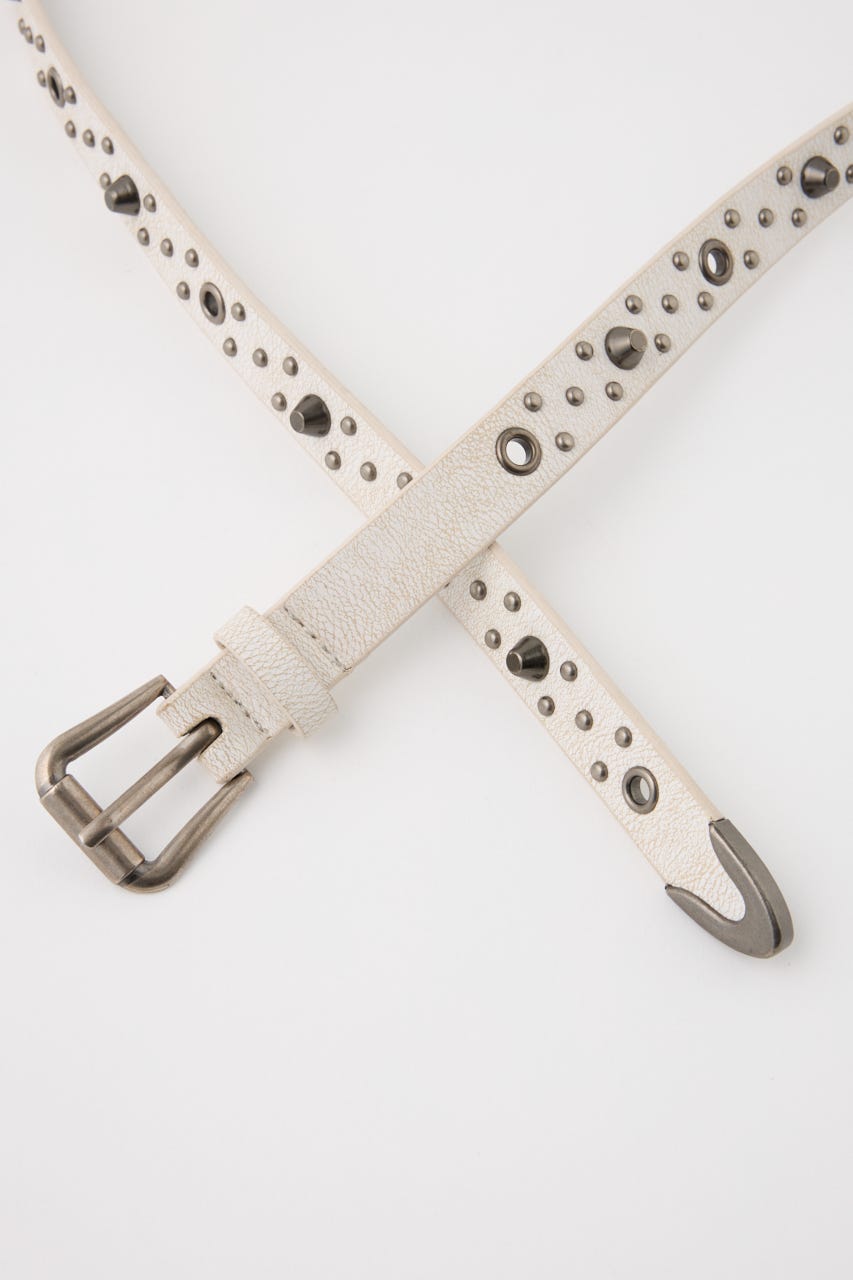 STUDS BIJOU TINY ベルト WHT FREE