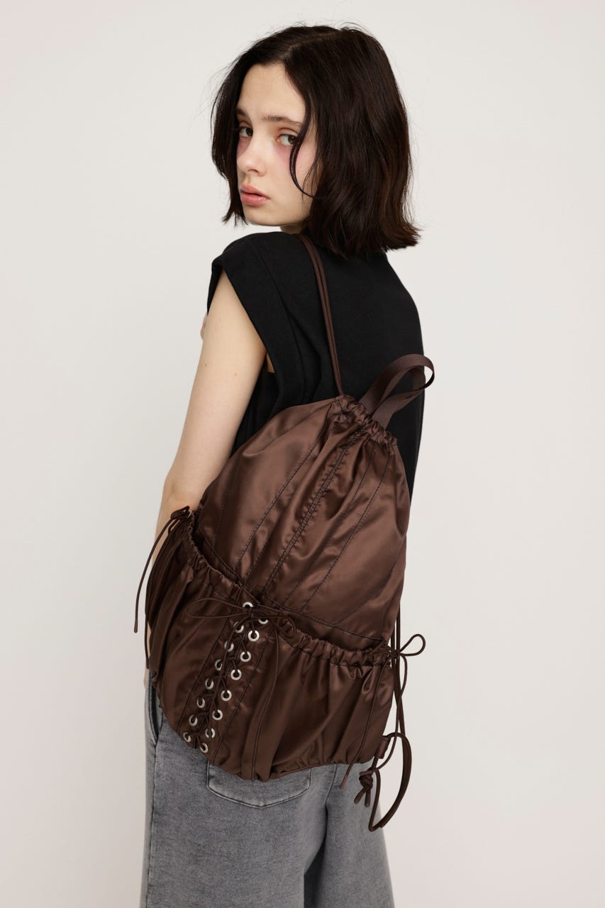 BONDAGE KNAPSACK BRN FREE