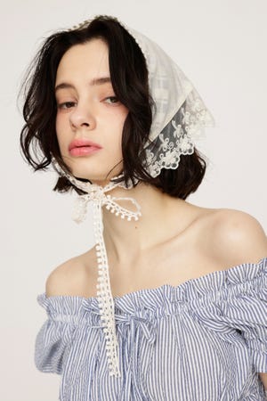 LACE EDGE スカーフ