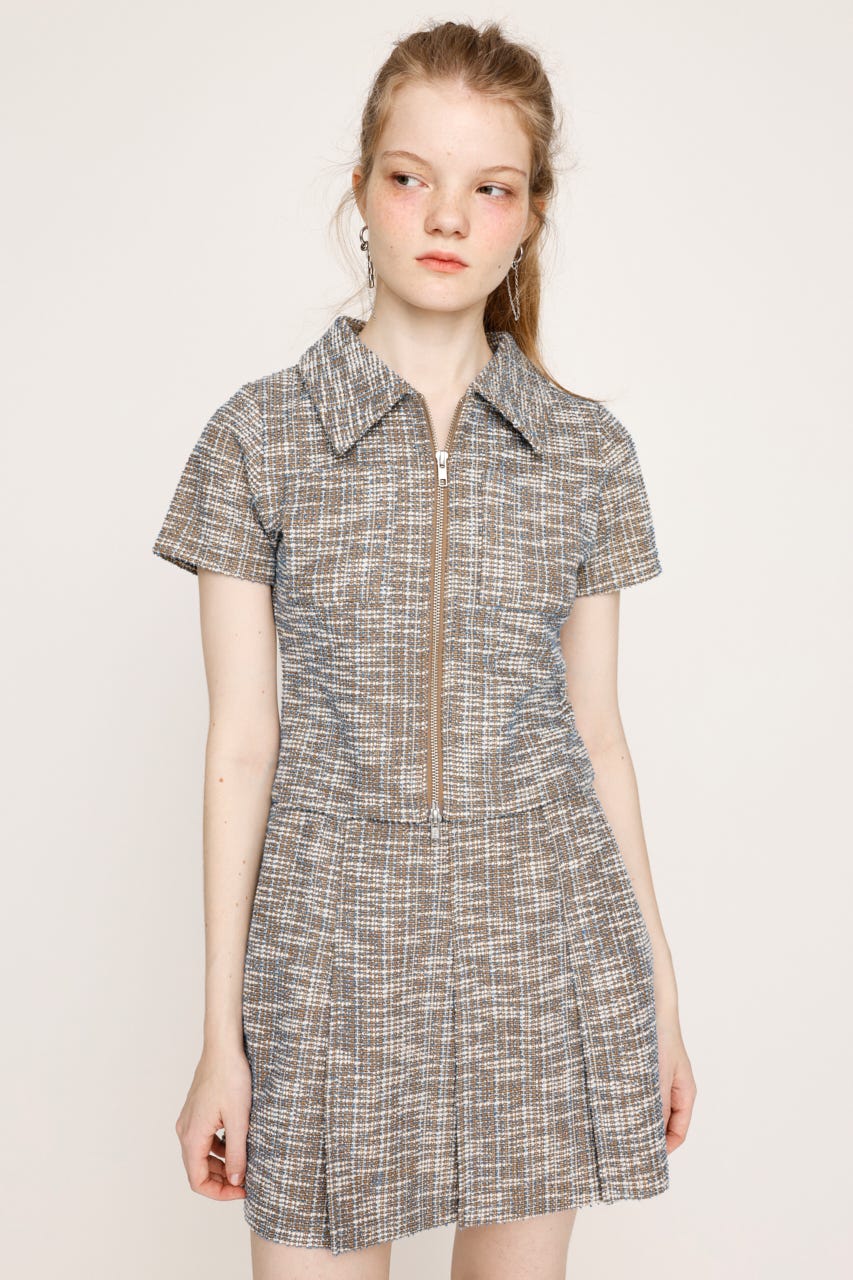 SLY | TWEED LIKE CUT 2P (ワンピース(ミニ・ミディアム