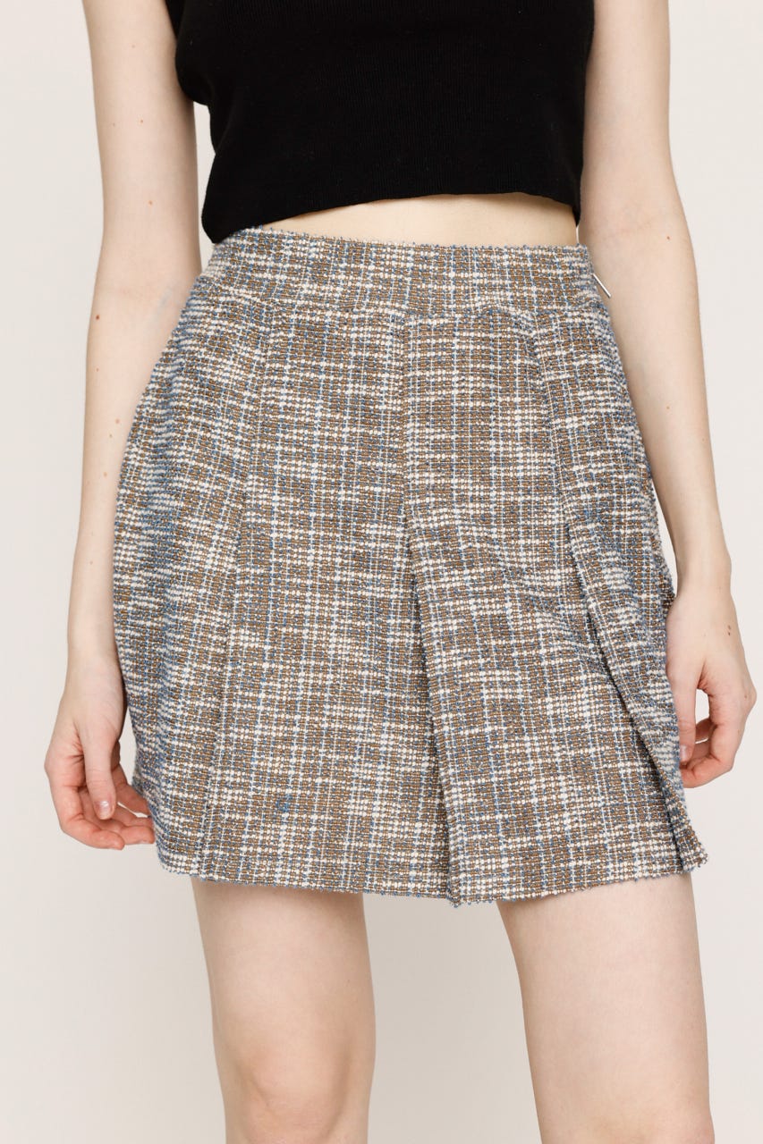 Tweed mini saloppete ワンピース
