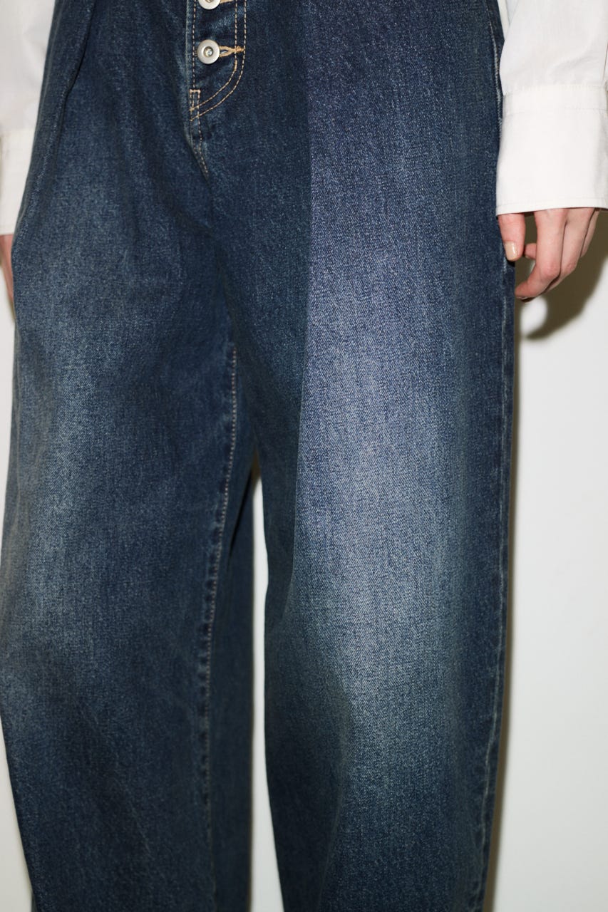 【THROW】BUTTONFLY TUCK LOOSE PT-AB BLU 1