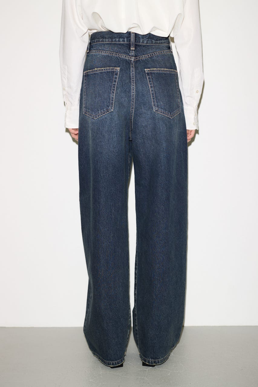 【THROW】BUTTONFLY TUCK LOOSE PT-AB BLU 1