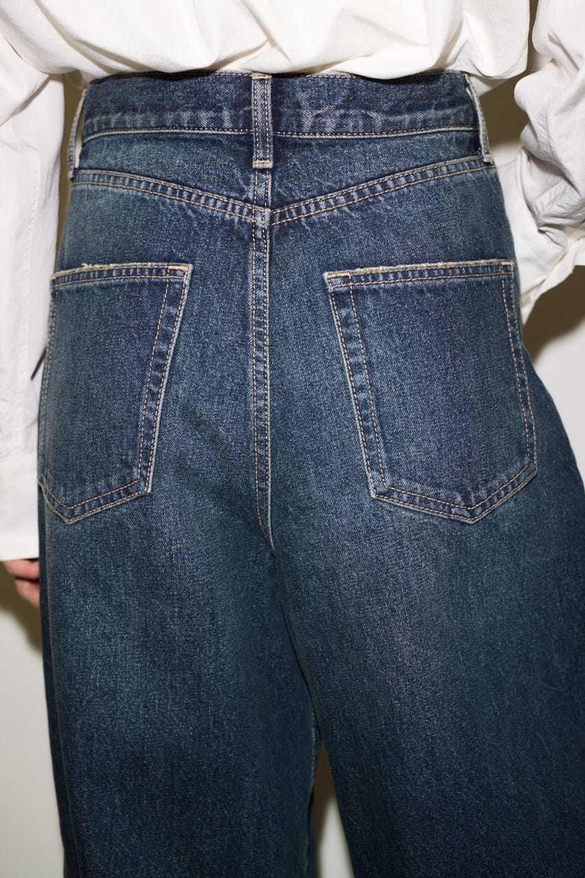 【THROW】BUTTONFLY TUCK LOOSE PT-AB BLU 1