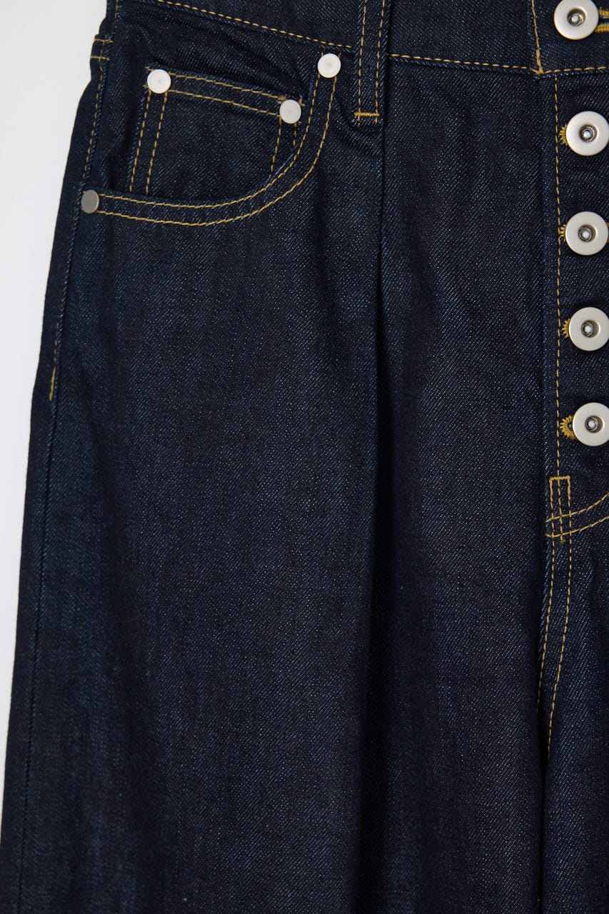 【AW PRE ORDER】【THROW】BUTTONFLY TUCK LOOSE PT-AB D/BLU 1