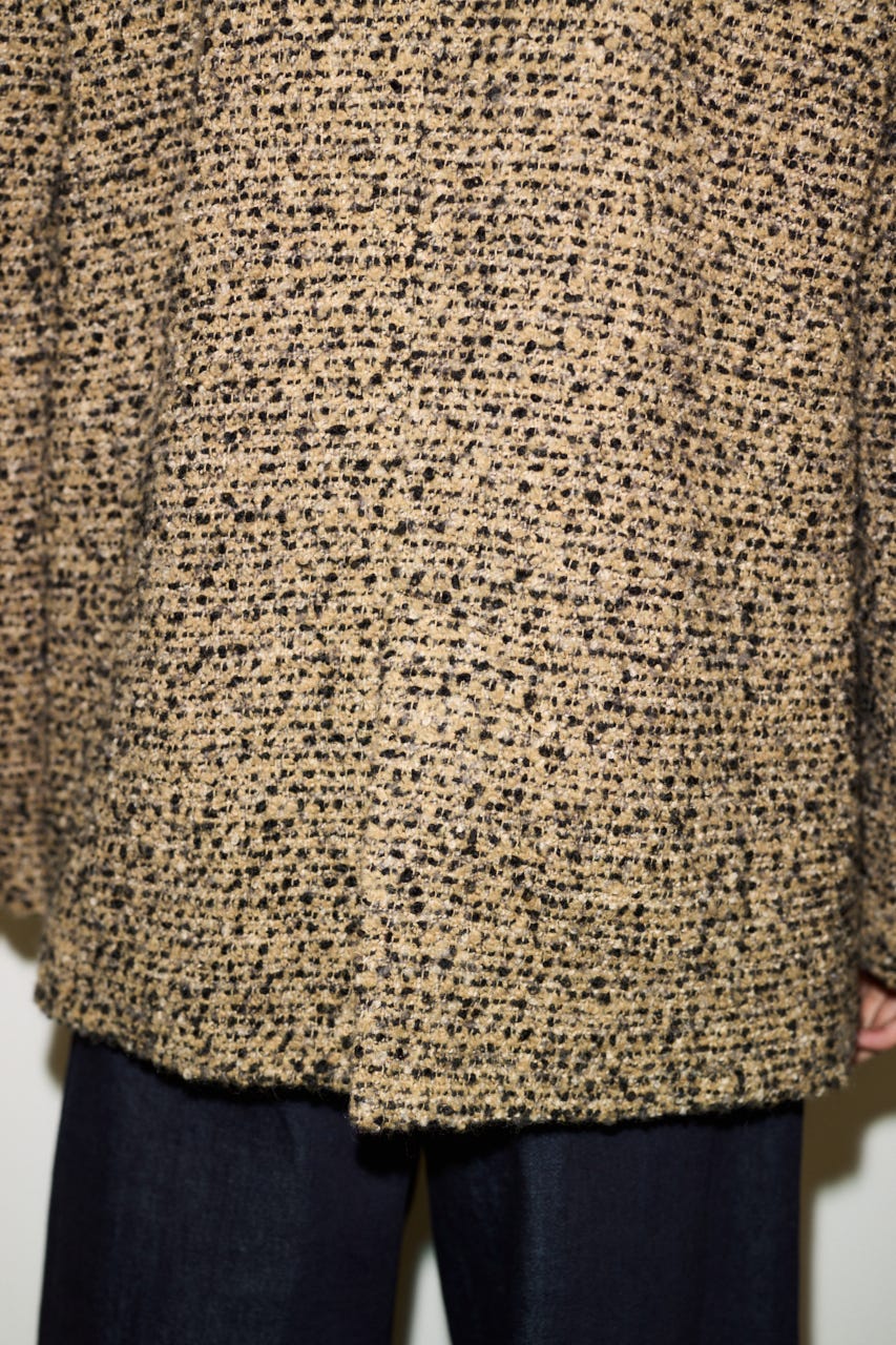 【AW PRE ORDER 第2弾】【THROW】TWEED BOXY TAILOR ジャケット M/BEG FREE
