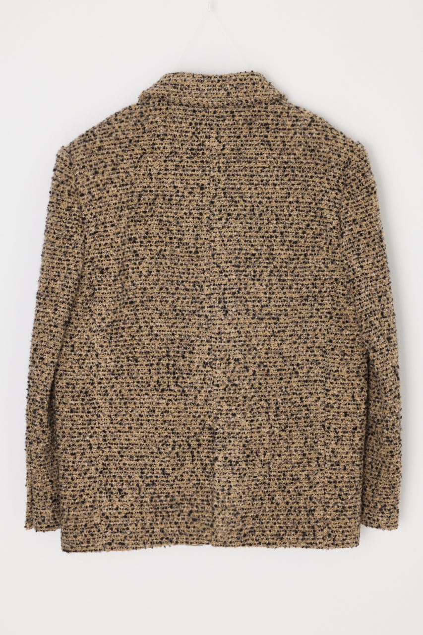【AW PRE ORDER 第2弾】【THROW】TWEED BOXY TAILOR ジャケット M/BEG FREE