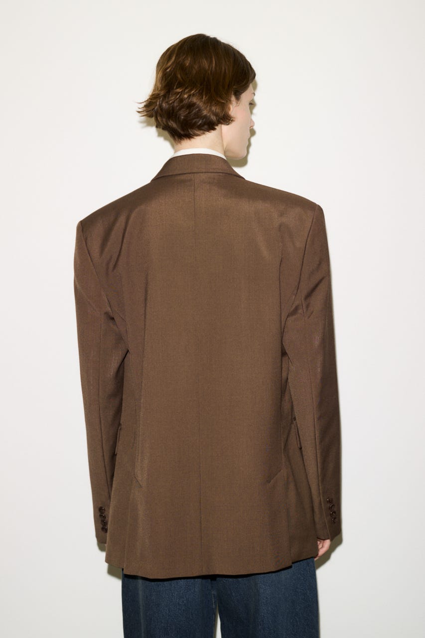 【AW PRE ORDER 第2弾】【THROW】PEAKED LAPEL TAILOR ジャケット BRN FREE