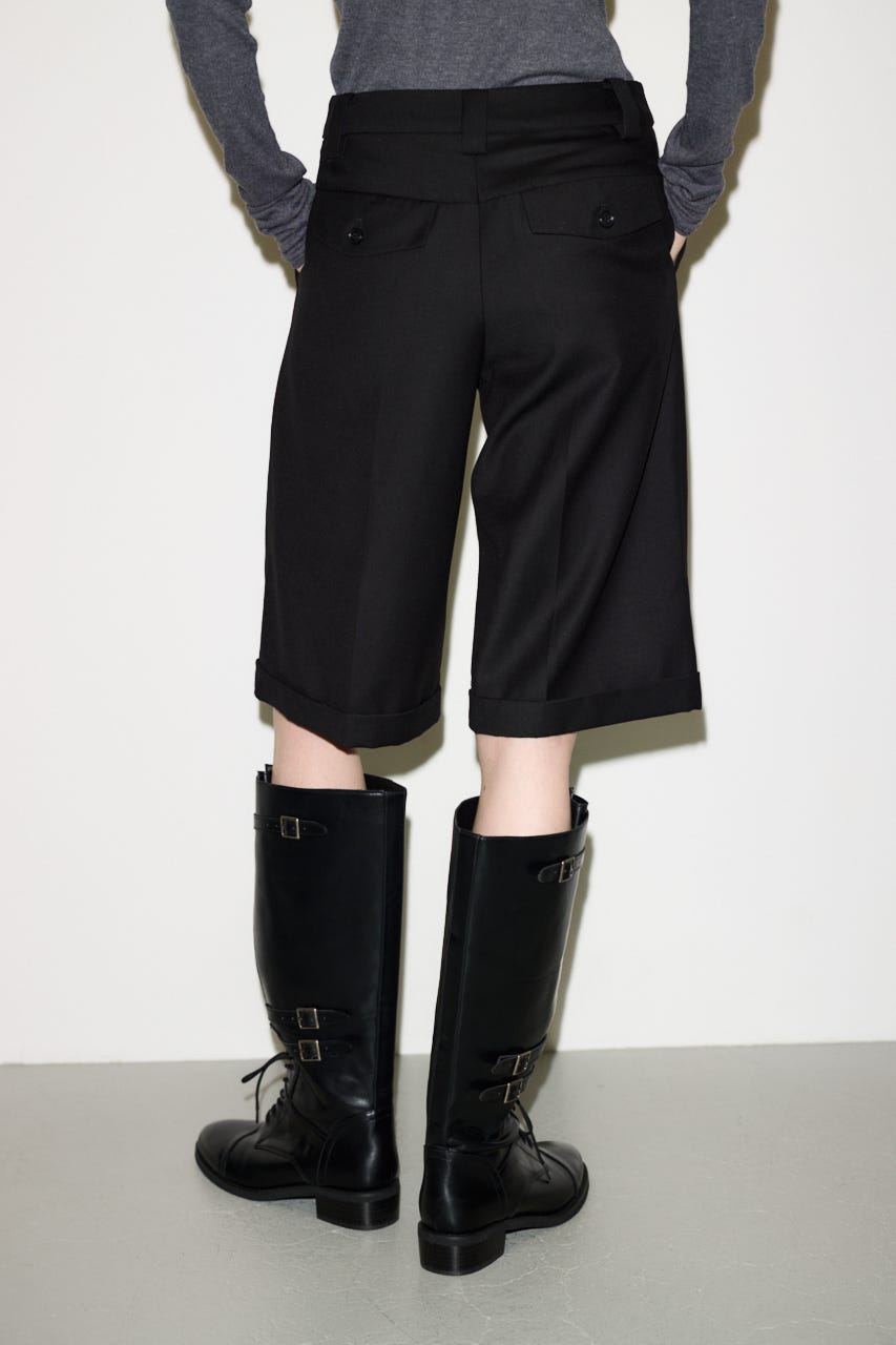 【THROW】MANNISH HALF パンツ BLK 1