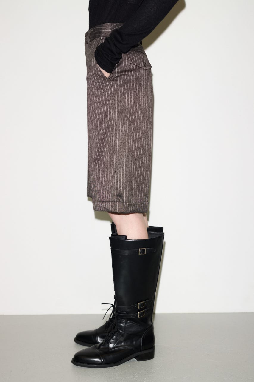 【THROW】MANNISH HALF パンツ M/BRN 0