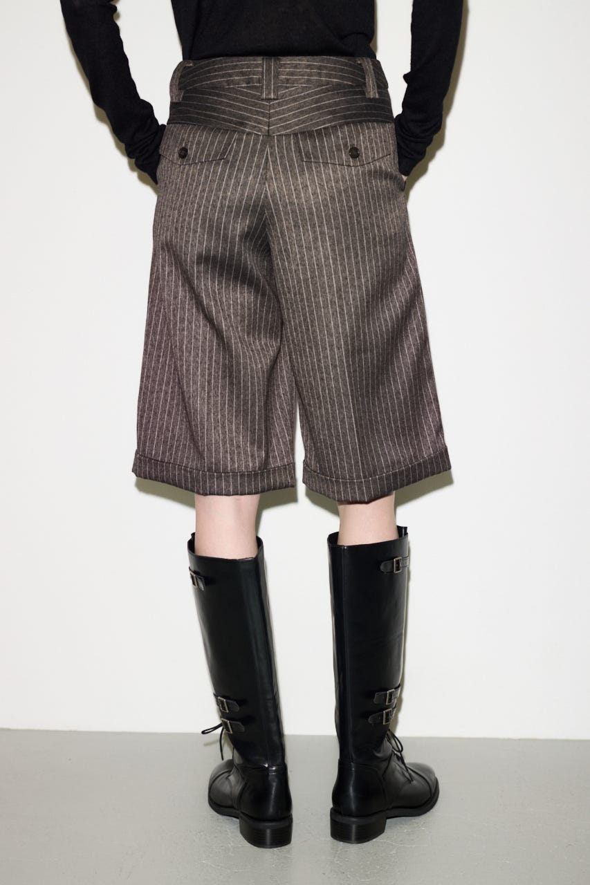 【THROW】MANNISH HALF パンツ M/BRN 0