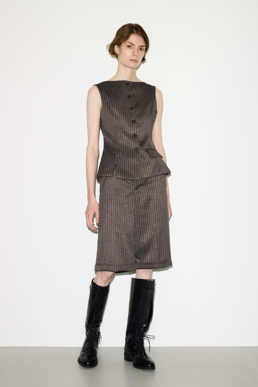 【THROW】MANNISH HALF パンツ M/BRN 0