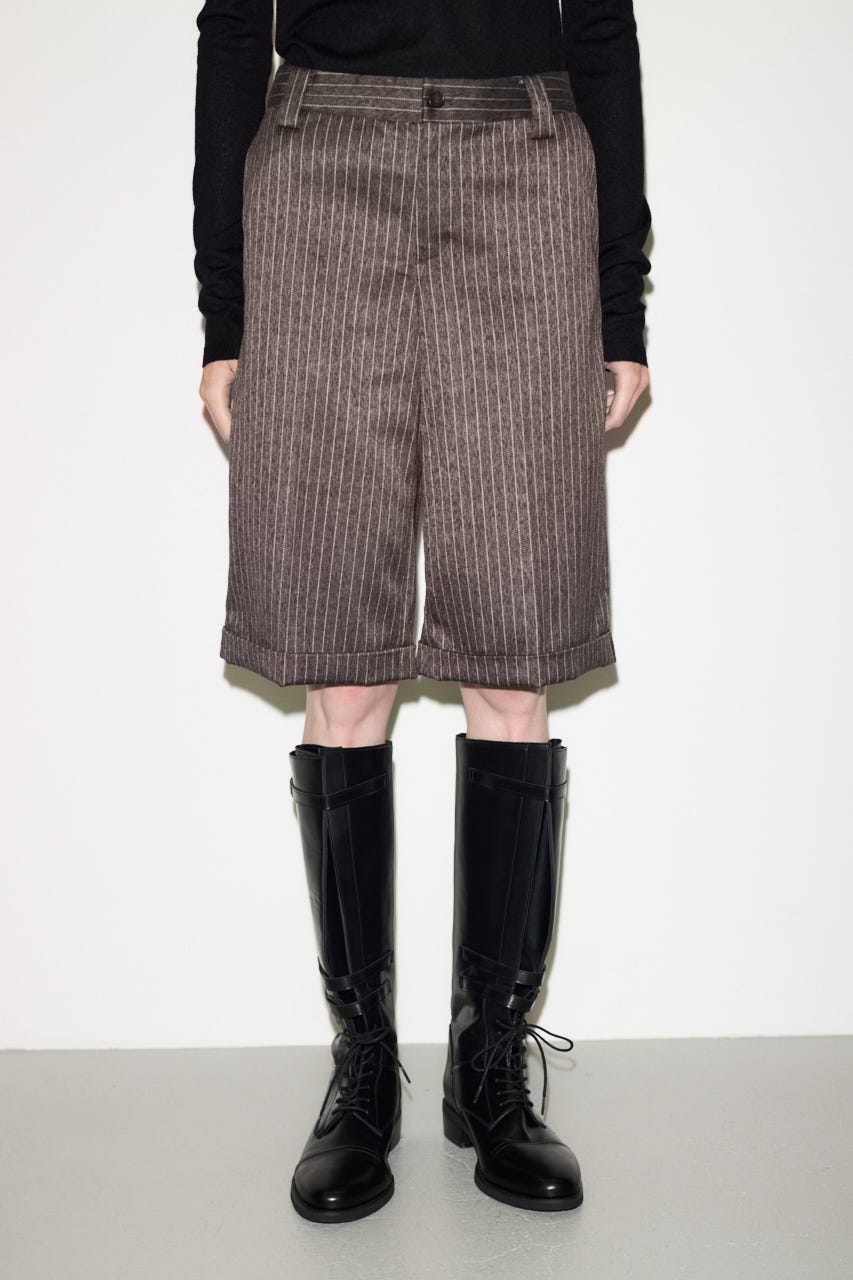 【THROW】MANNISH HALF パンツ M/BRN 0