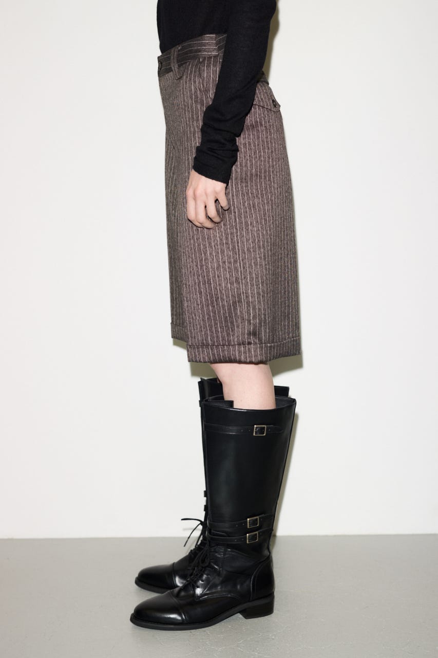 【THROW】MANNISH HALF パンツ M/BRN 0