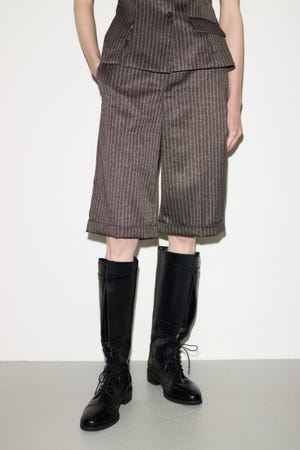 【THROW】MANNISH HALF パンツ