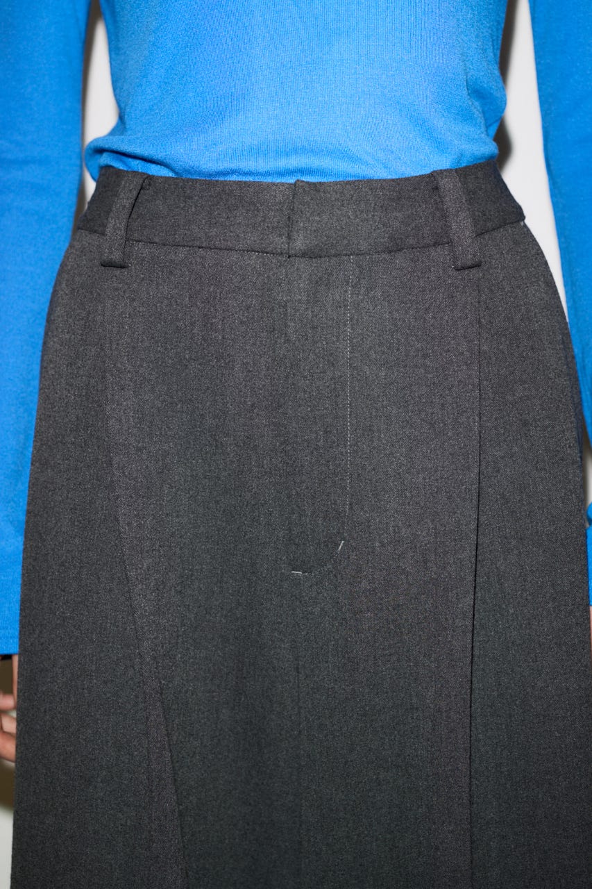 【THROW】TUCKED トラウザー T.GRY 0