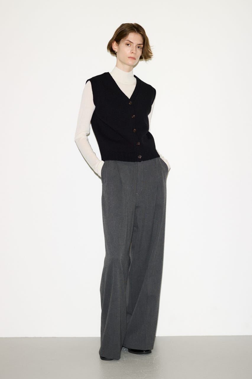 【THROW】TUCKED トラウザー T.GRY 0