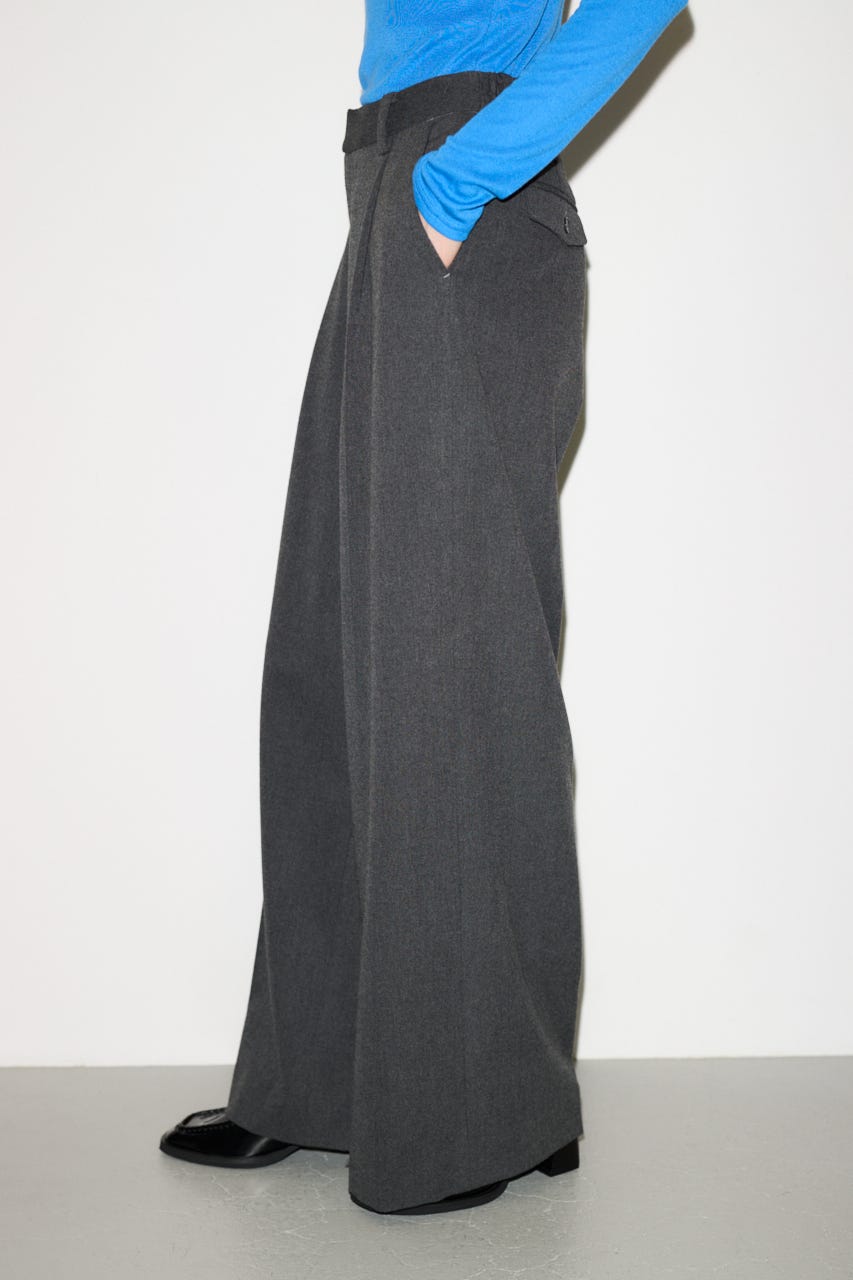 【THROW】TUCKED トラウザー T.GRY 0