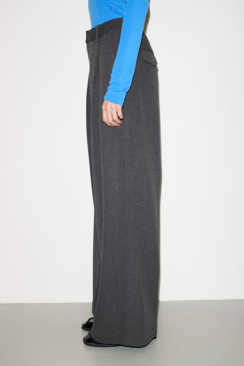 【THROW】TUCKED トラウザー T.GRY 0