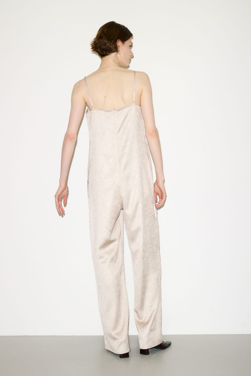 【THROW】WRINKLE SATIN オールインワン IVOY FREE