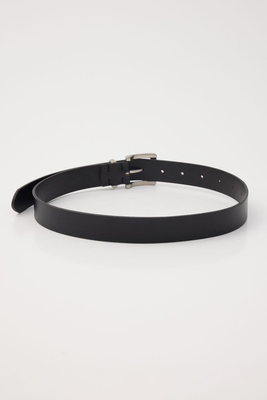 【THROW】COW LEATHER BUCKLE ベルト BLK FREE