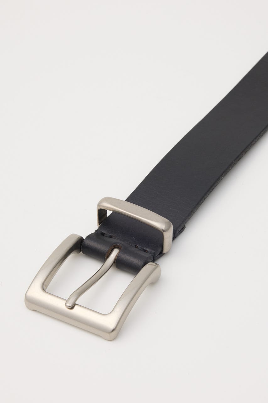【THROW】COW LEATHER BUCKLE ベルト BLK FREE