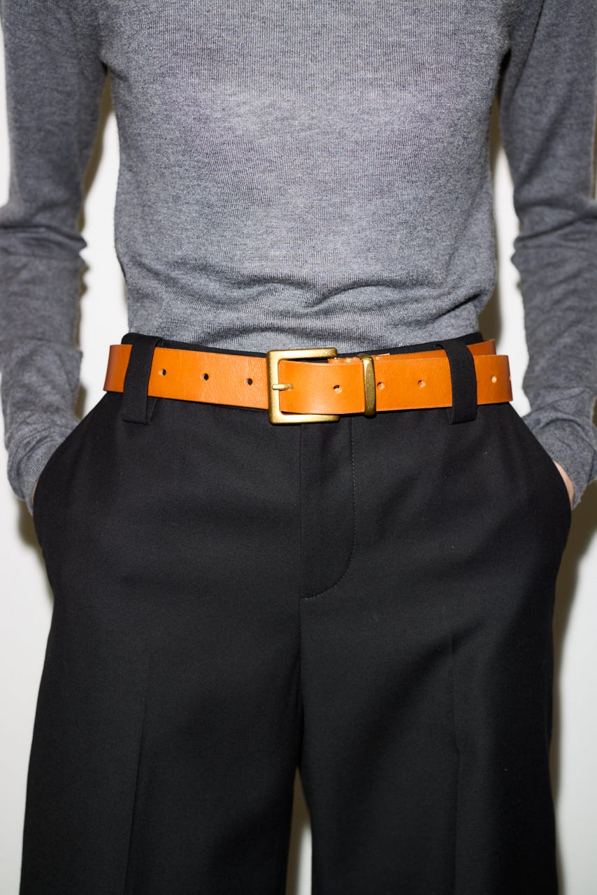 【THROW】COW LEATHER BUCKLE ベルト CAM FREE