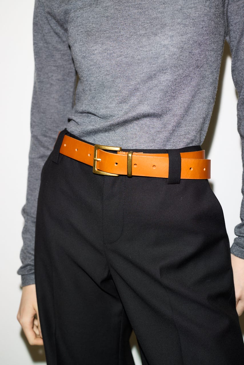 【THROW】COW LEATHER BUCKLE ベルト CAM FREE