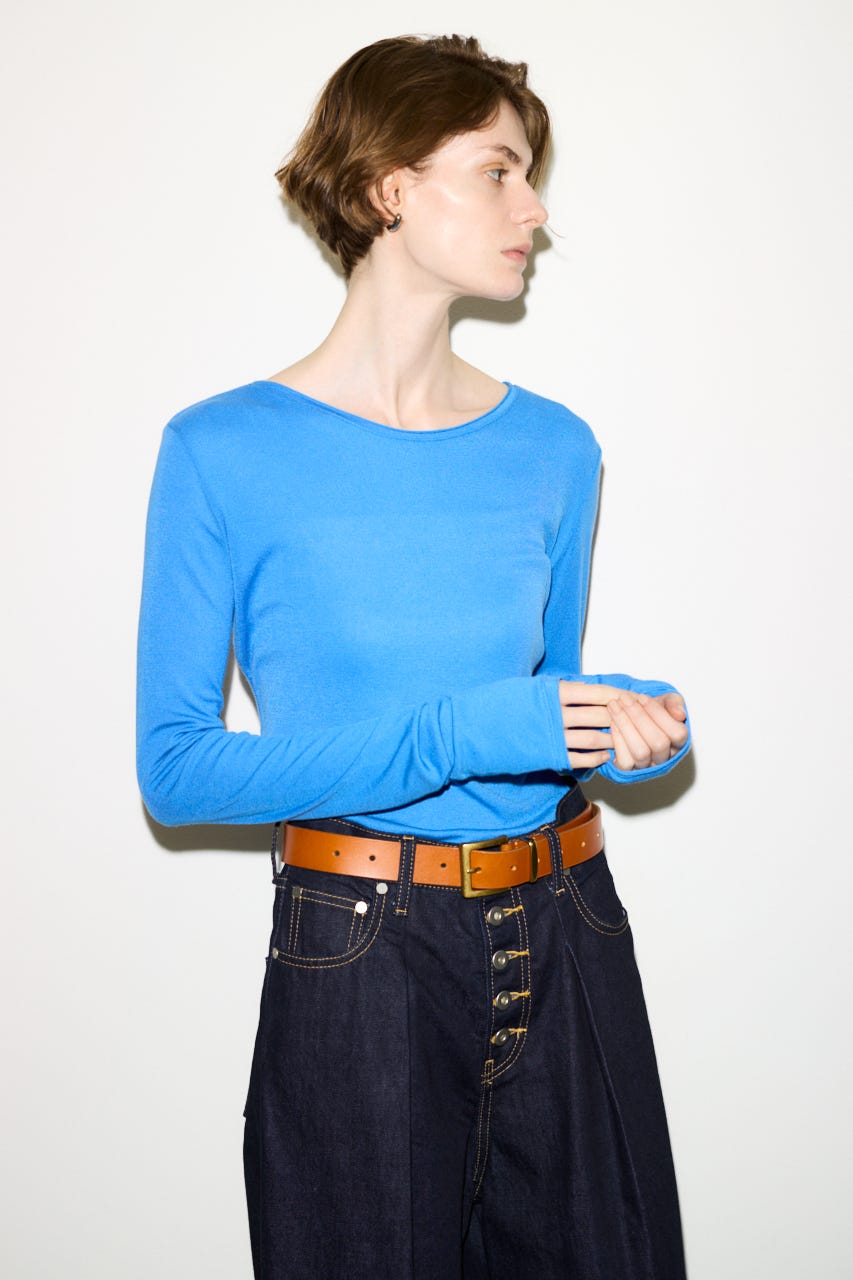 【THROW】COW LEATHER BUCKLE ベルト CAM FREE