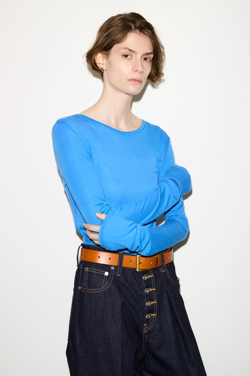 【THROW】COW LEATHER BUCKLE ベルト CAM FREE