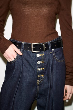 【THROW】COW LEATHER BUCKLE ベルト