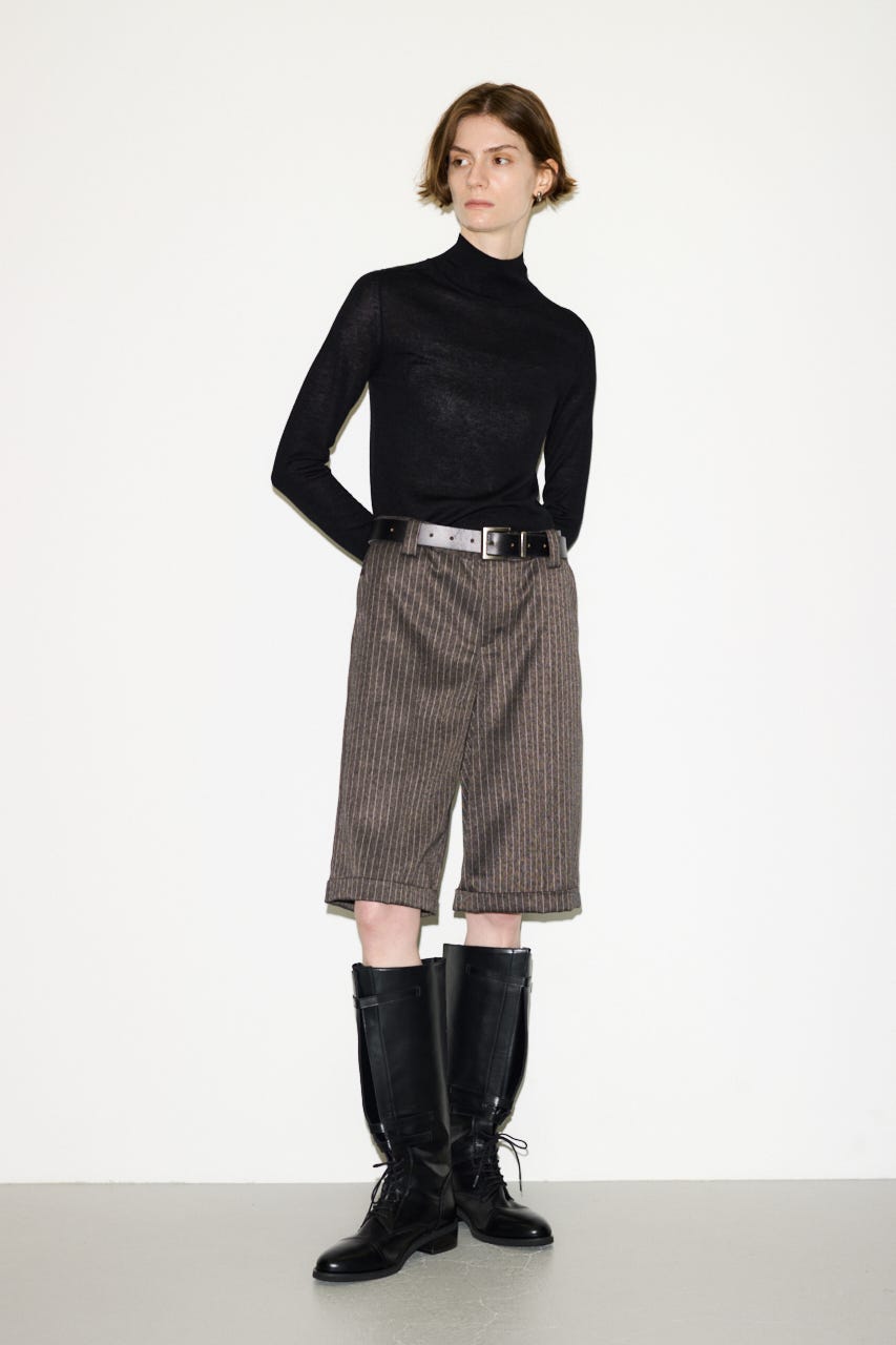 【AW PRE ORDER 第2弾】【THROW】WOOL BLEND HG H／N トップス BLK FREE